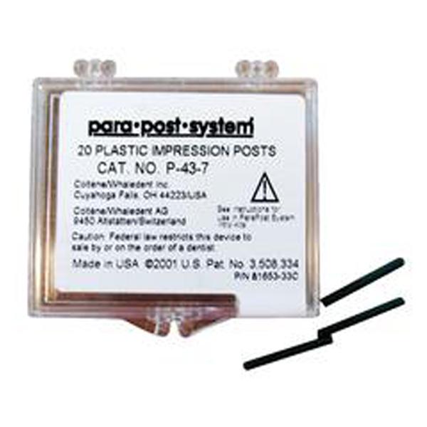 Coltene Whaledent P43-4 ParaPost Plastic Impression Posts .040 Coltene Whaledent P43-4 ParaPost Plastic Impression Posts .040